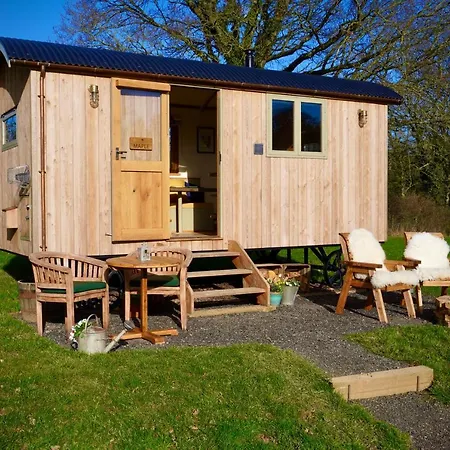 Little Ash Glamping - Luxury Shepherd'S Huts Newton Abbot Buitenkant foto