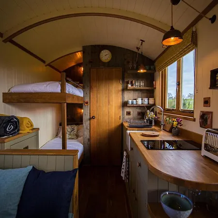 Little Ash Glamping - Luxury Shepherd'S Huts Newton Abbot Buitenkant foto