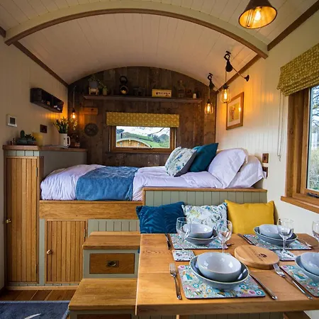 Little Ash Glamping - Luxury Shepherd'S Huts Newton Abbot Buitenkant foto