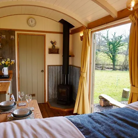 Little Ash Glamping - Luxury Shepherd'S Huts Newton Abbot Buitenkant foto