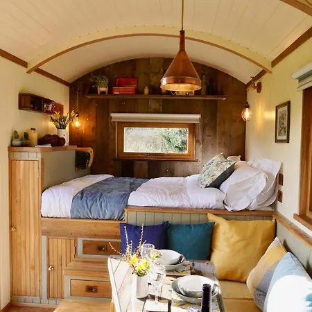 Little Ash Glamping - Luxury Shepherd'S Huts Newton Abbot Buitenkant foto